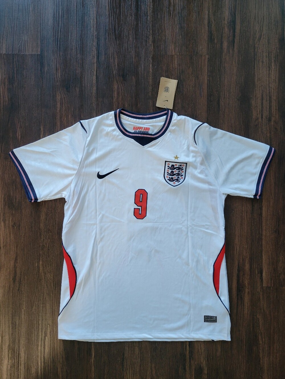 Harry Kane #9 England Home White New Men Soccer Jersey World Cup 2026